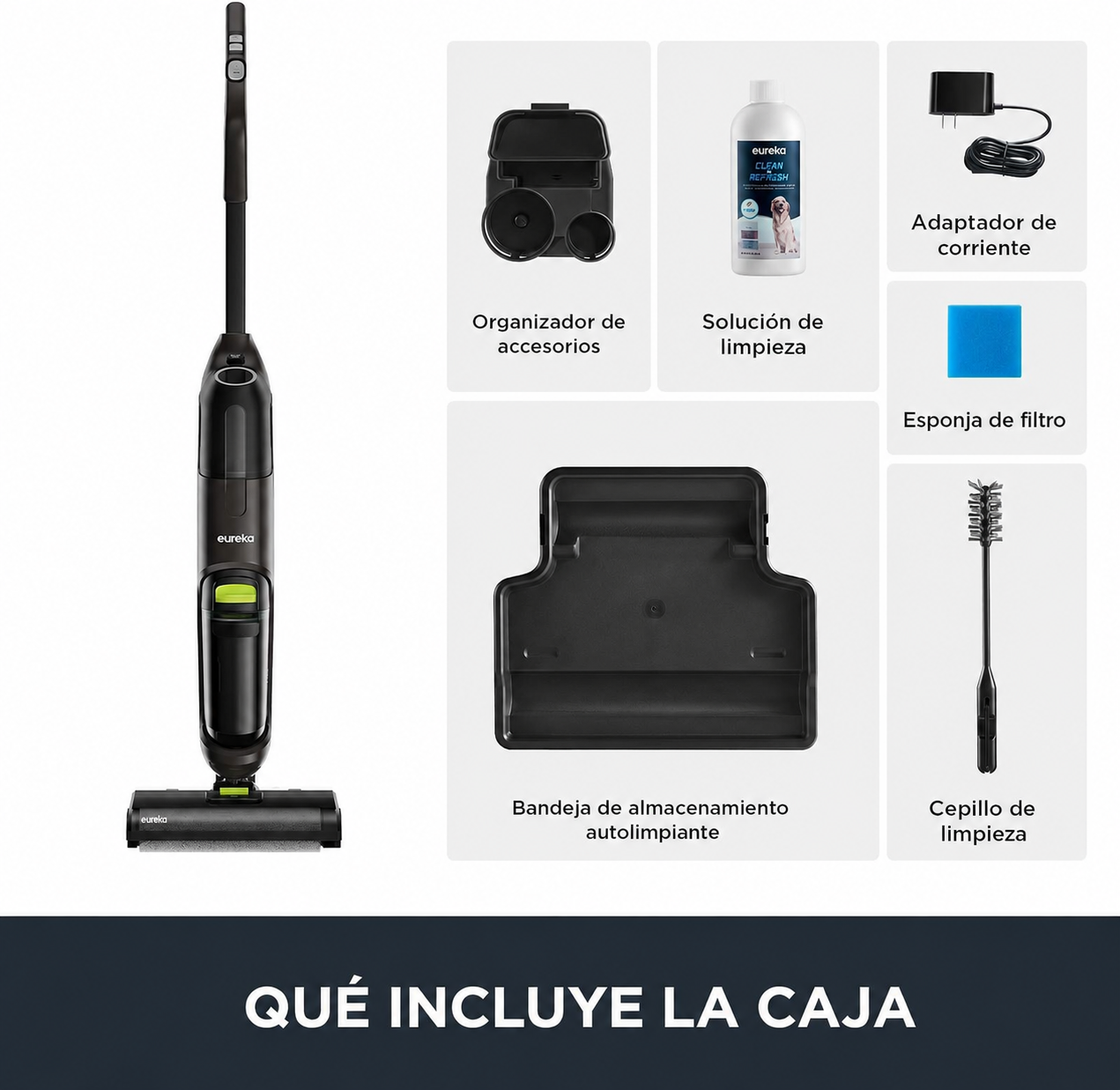 Aspiradora Eureka NEW400 2 en 1 - Aspira y Trapea al Mismo Tiempo