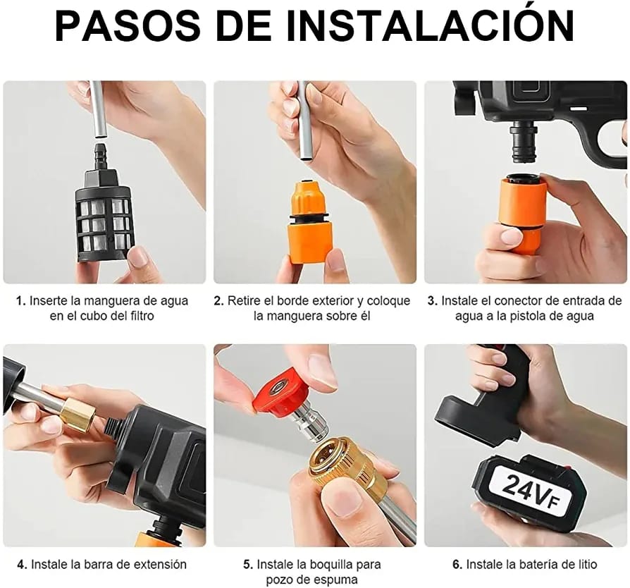 Hidrolavadora Portatil | Recargable UltraJet™ + Batería Extra