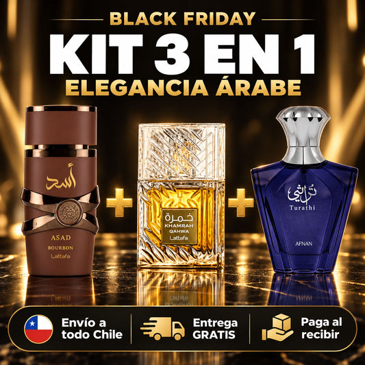 Kit 3 en 1 Elegancia Árabe
