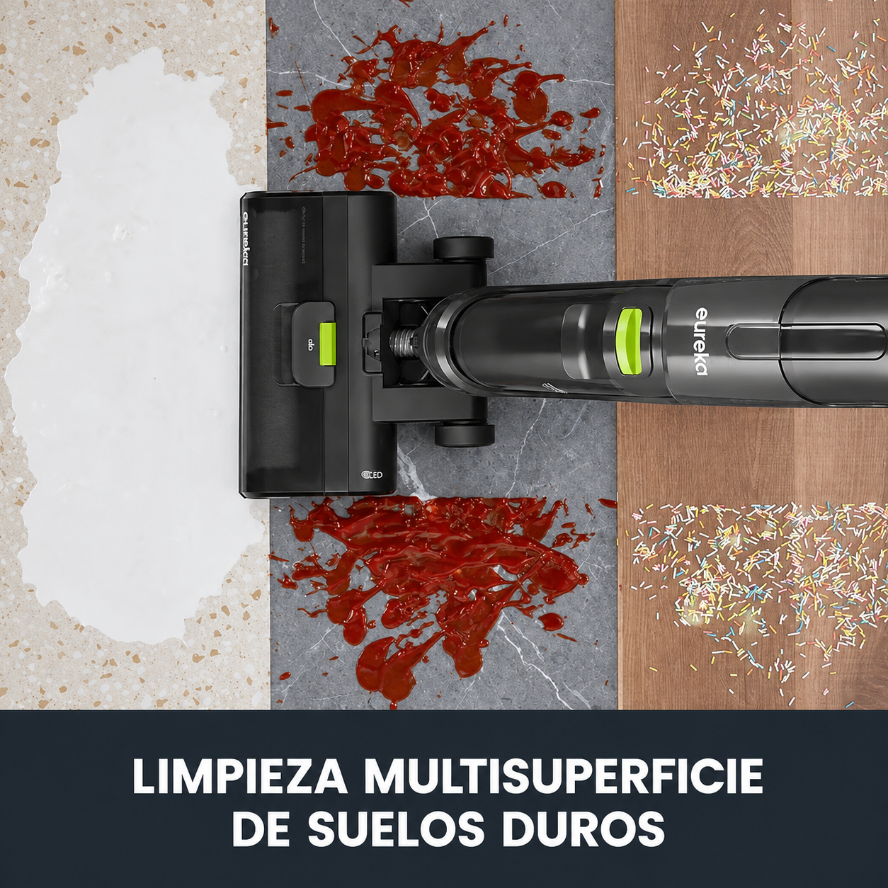 Aspiradora Eureka NEW400 2 en 1 - Aspira y Trapea al Mismo Tiempo