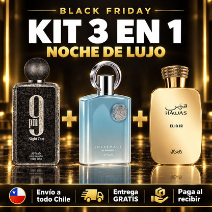 Kit 3 en 1 Noche de Lujo