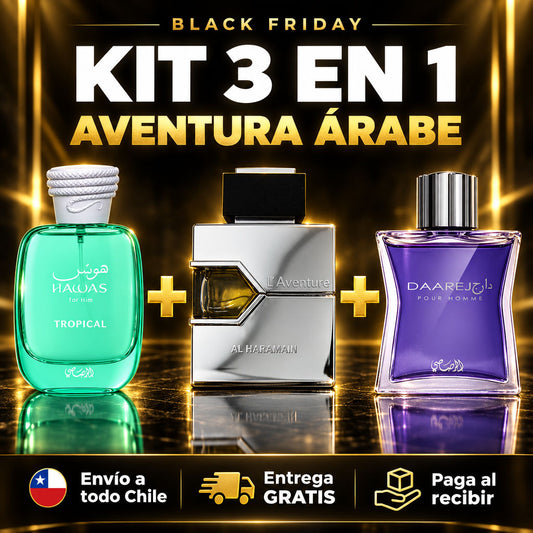 Kit 3 en 1 Aventura Árabe